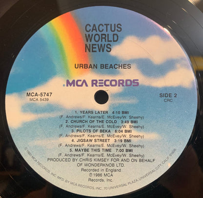 Cactus World News : Urban Beaches (LP, Album, Club, CRC)