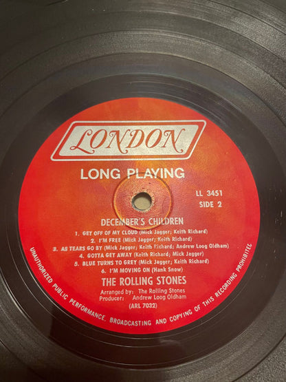 The Rolling Stones : December's Children (And Everybody's) (LP, Mono, Glo)