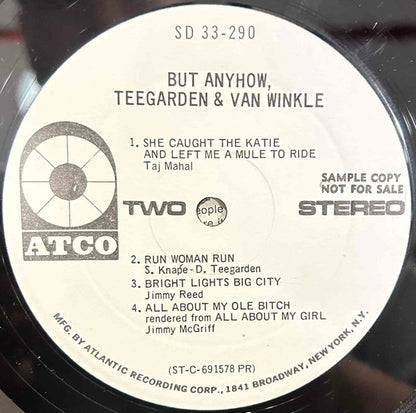 Teegarden & Van Winkle : But Anyhow, Teegarden & Van Winkle (LP, Album, Promo, (PR)