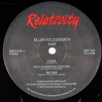 Allan Holdsworth : Sand (LP, Album)