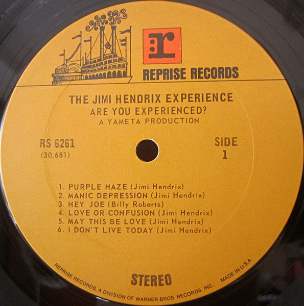 The Jimi Hendrix Experience : Are You Experienced (LP, Album, RE, RP, Pit)