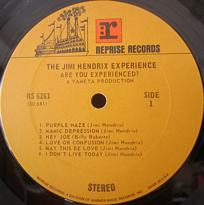 The Jimi Hendrix Experience : Are You Experienced (LP, Album, RE, RP, Pit)