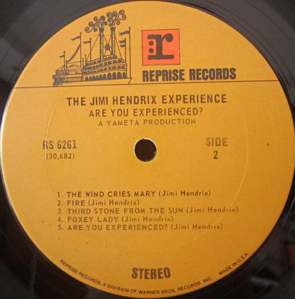 The Jimi Hendrix Experience : Are You Experienced (LP, Album, RE, RP, Pit)