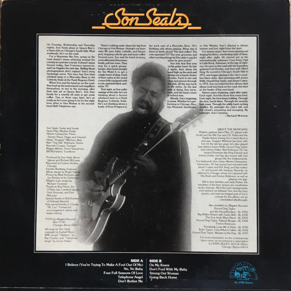 Son Seals : Midnight Son (LP, Album)