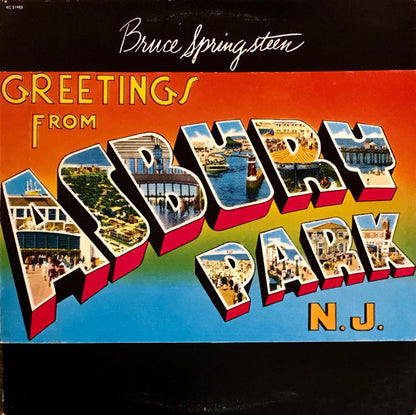 Bruce Springsteen : Greetings From Asbury Park, N.J. (LP, Album, Pit)