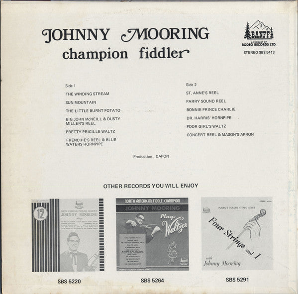 Johnny Mooring : Champion Fiddler (LP, Album)