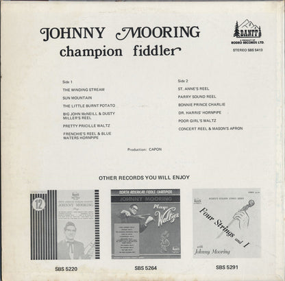 Johnny Mooring : Champion Fiddler (LP, Album)