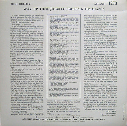 Shorty Rogers & His Giants* : Way Up There (LP, Album, RE)