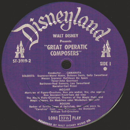 Various : Great Operatic Composers (Their Stories And Their Music) (2xLP, Album)