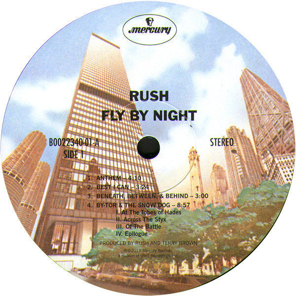 Rush : Fly By Night (LP, Album, RE, RM, 180)