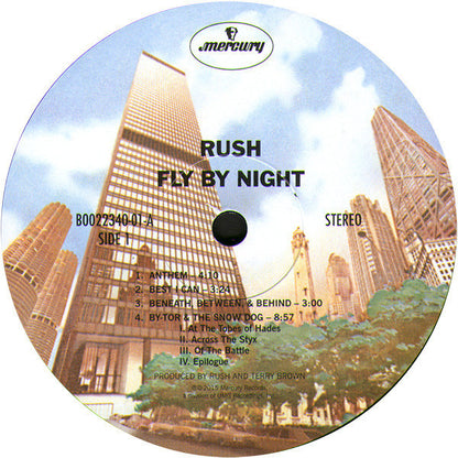 Rush : Fly By Night (LP, Album, RE, RM, 180)