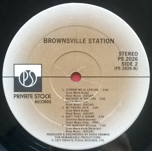 Brownsville Station : Brownsville Station (LP, Album, PRC)