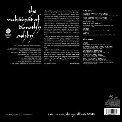 Dorothy Ashby : The Rubaiyat Of Dorothy Ashby (LP, Album, RE, 180)