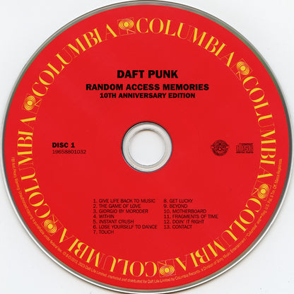 Daft Punk : Random Access Memories (10th Anniversary Edition) (CD, Album, RE, Min + CD)