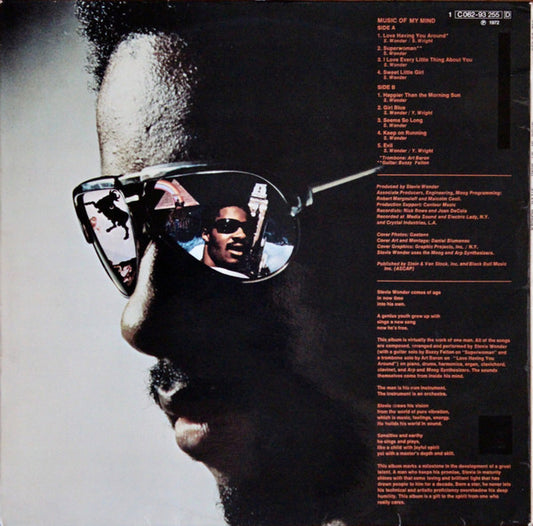 Stevie Wonder : Music Of My Mind (LP, Album, Gat)