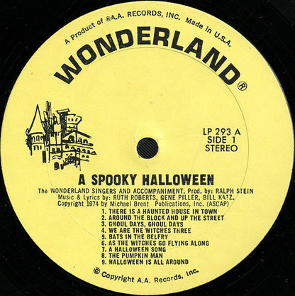 The Wonderland Singers : Spooky Halloween (LP, Album)