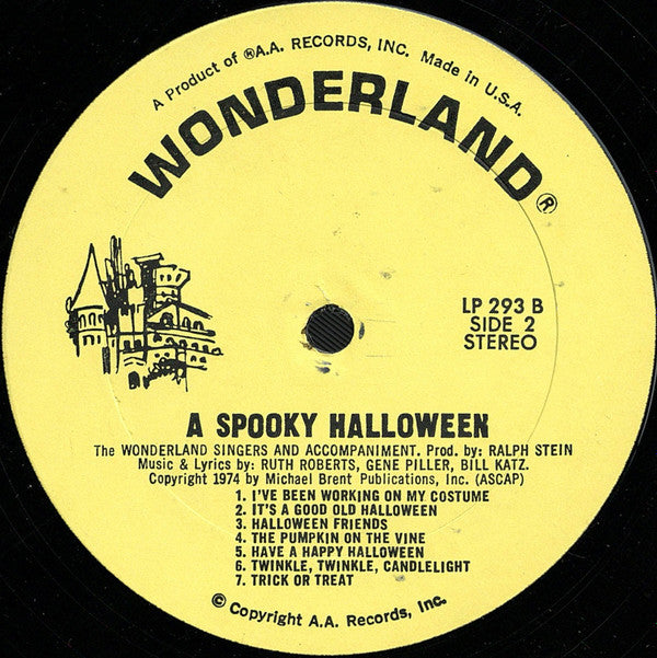 The Wonderland Singers : Spooky Halloween (LP, Album)