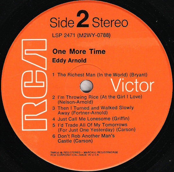 Eddy Arnold : One More Time (LP, Album, RE)