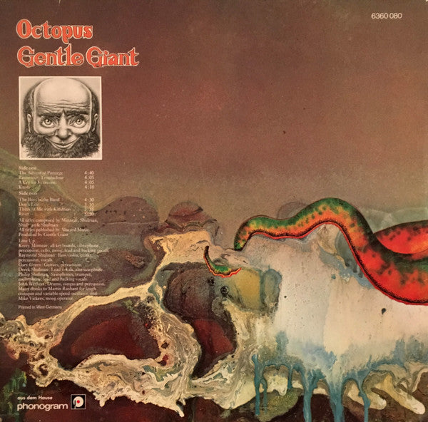 Gentle Giant : Octopus (LP, Album, RE)