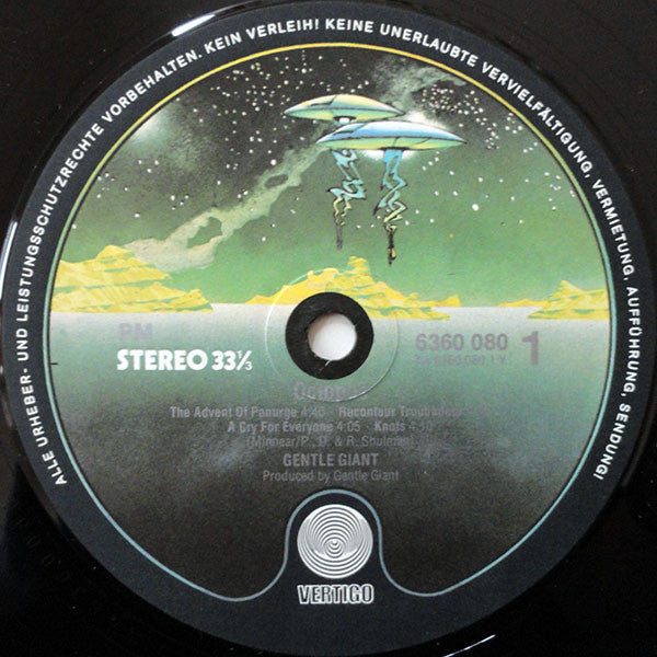 Gentle Giant : Octopus (LP, Album, RE)