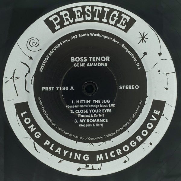 Gene Ammons : Boss Tenor (LP, Album, Ltd, RE, RM, RP, 180)
