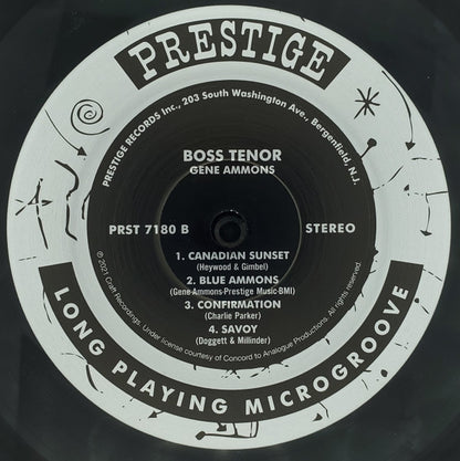 Gene Ammons : Boss Tenor (LP, Album, Ltd, RE, RM, RP, 180)