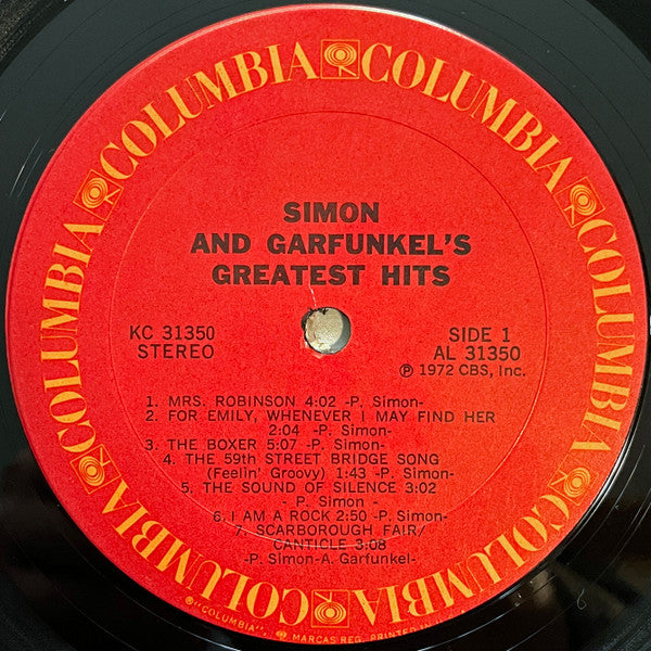 Simon And Garfunkel* : Simon And Garfunkel's Greatest Hits (LP, Comp, Pit)