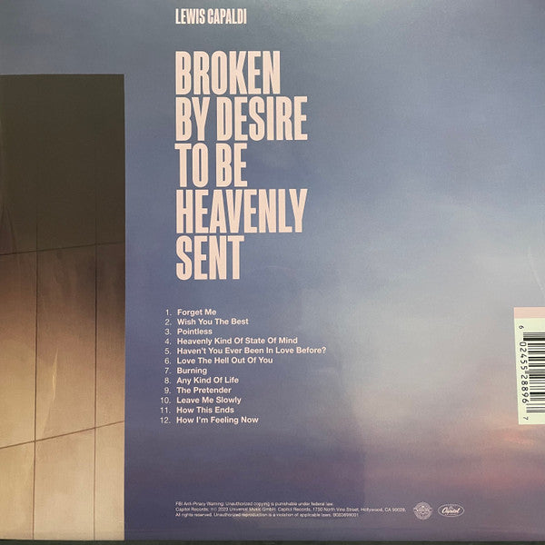 Lewis Capaldi : Broken By Desire To Be Heavenly Sent (LP, Album)