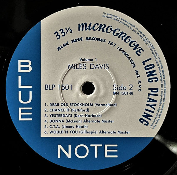 Miles Davis : Volume 1 (LP, Comp, Mono, RE, RM, 180)