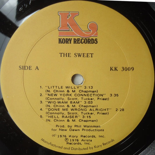 The Sweet : The Sweet (LP, Album, Comp, RE)