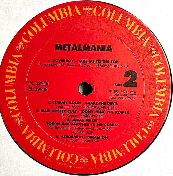 Various : Metalmania (LP, Comp, Pit)
