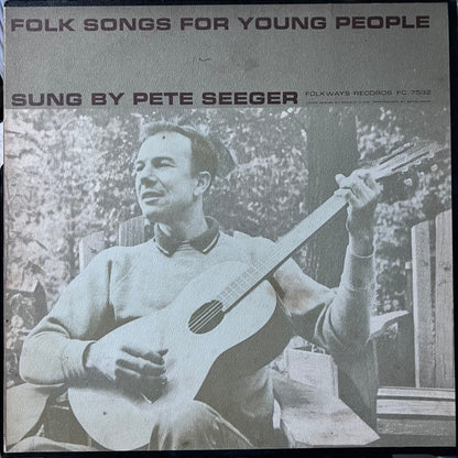 Pete Seeger : Folk Songs For Young People (LP, Album, RE)