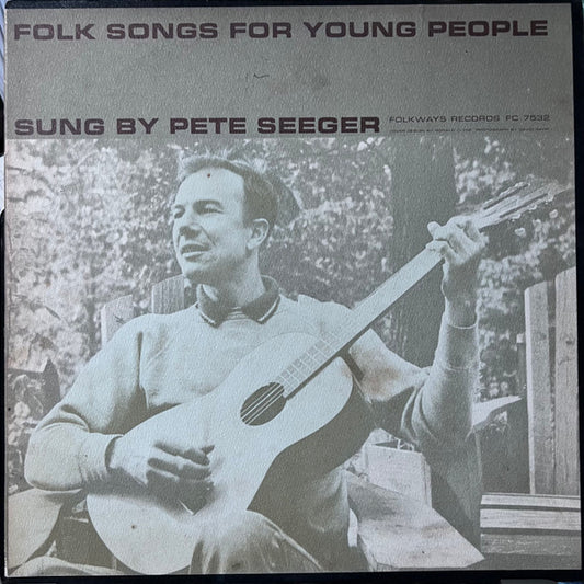 Pete Seeger : Folk Songs For Young People (LP, Album, RE)