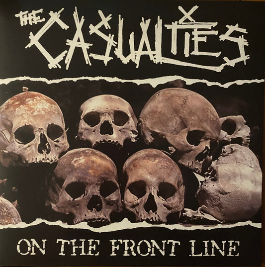 The Casualties : On The Front Line (LP, Album, RE, Blo)