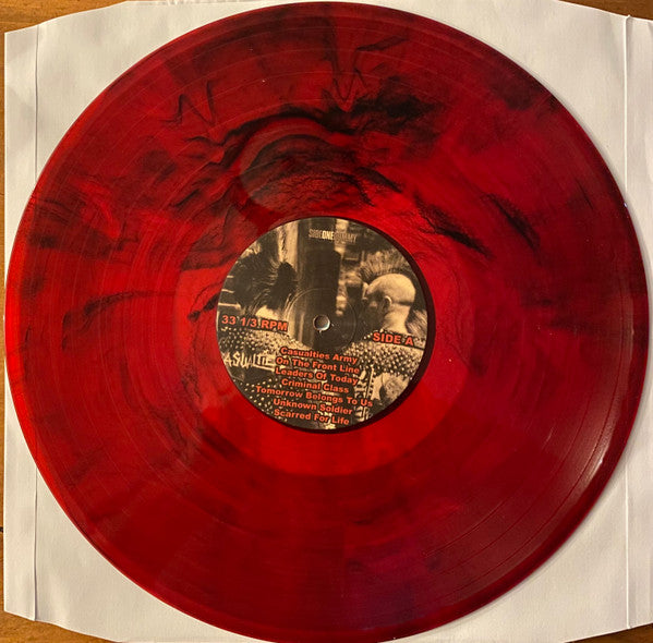 The Casualties : On The Front Line (LP, Album, RE, Blo)