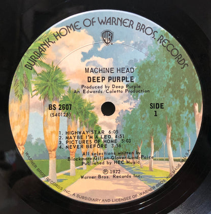 Deep Purple : Machine Head (LP, Album, RE, Pit)