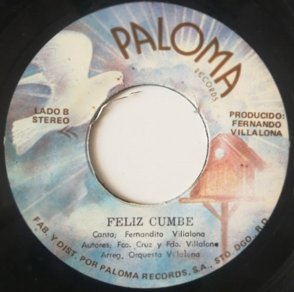 Fernando Villalona : Sonambulo / Feliz Cumbe (7")