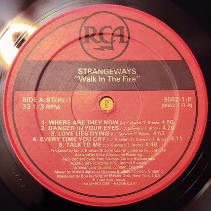 Strangeways (2) : Walk In The Fire (LP, Album)