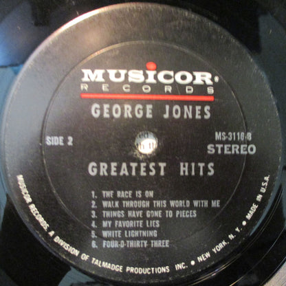 George Jones (2) : George Jones Greatest Hits (LP, Comp)