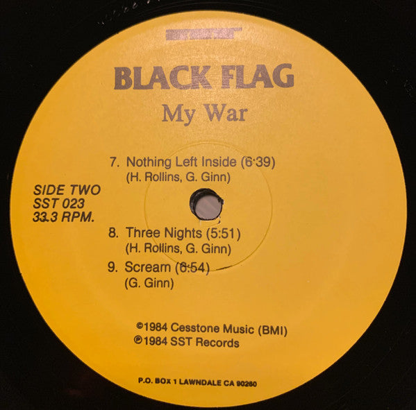ブラッグ フラッグ　マイ・ウォー　Black Flag　My War 　輸入盤 Black Flag – My War – CD (Album, Reissue), 1995 [r14427111