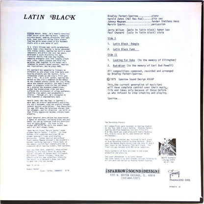 Sparrow* : Latin Black (LP)
