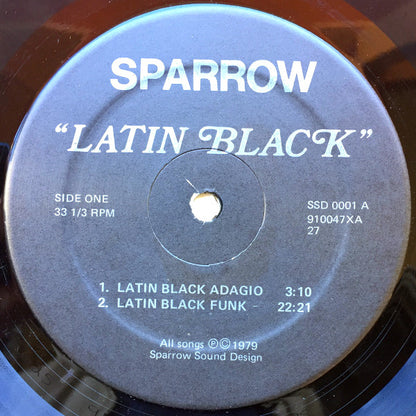 Sparrow* : Latin Black (LP)