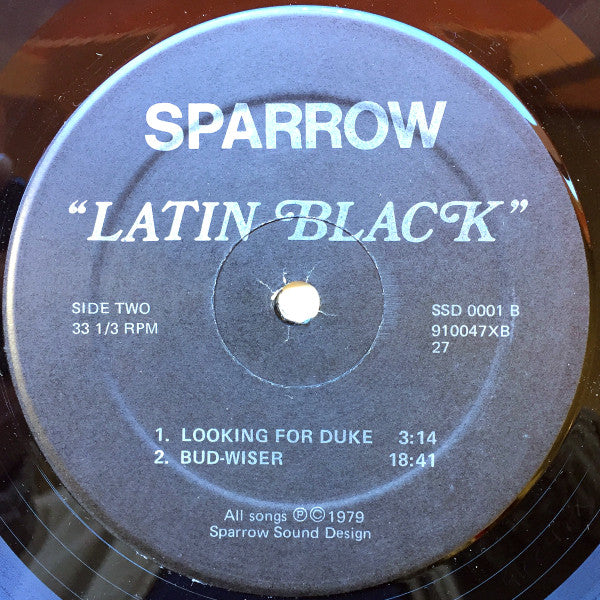 Sparrow* : Latin Black (LP)