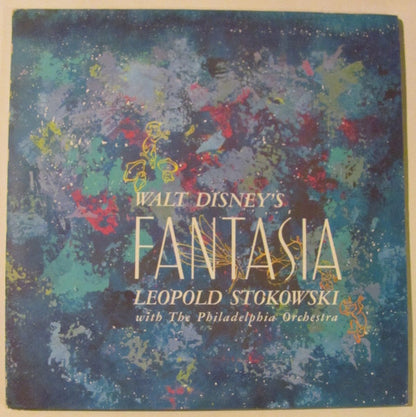 Leopold Stokowski With The Philadelphia Orchestra : Walt Disney's Fantasia (3xLP, Album, RE, RP, Kee)