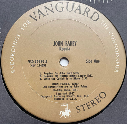 John Fahey : Requia (LP, Album, San)