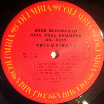 Bloomfield* / Hammond* / Dr. John : Triumvirate (LP, Album, San)
