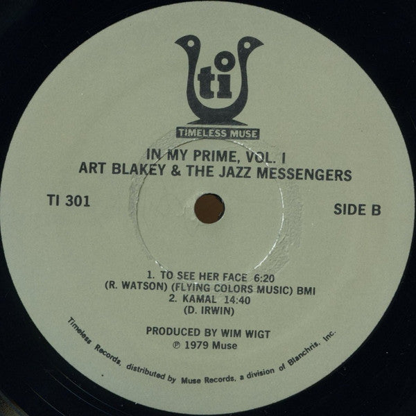 Art Blakey And The Jazz Messengers* : In My Prime Vol. 1 (LP, Album)