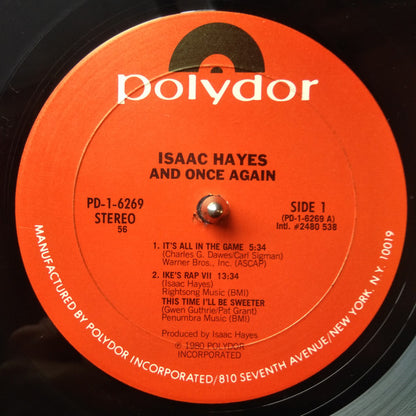 Isaac Hayes : And Once Again (LP, Album, 56)