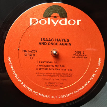 Isaac Hayes : And Once Again (LP, Album, 56)