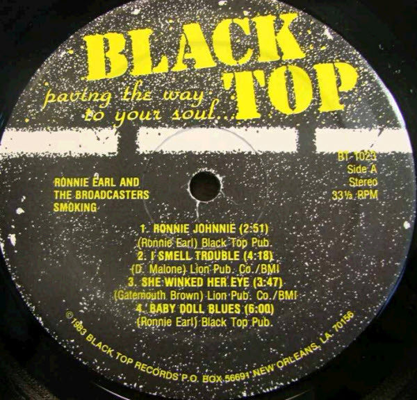 Ronnie Earl & The Broadcasters* : Smoking (LP, Album)